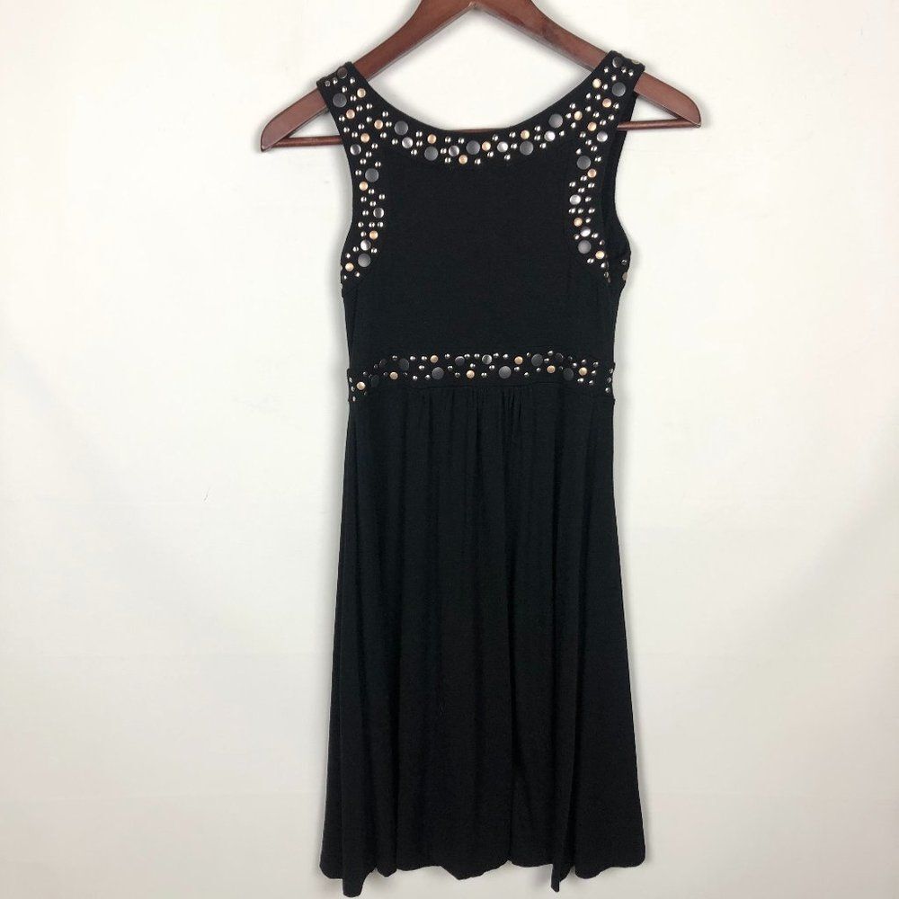 Lucy & Laurel Black Sleeveless Dress Studded - Picture 3 of 4